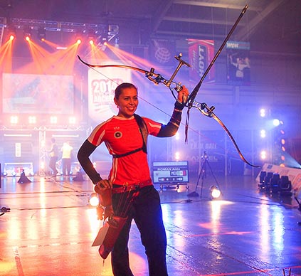 Aida Roman médaille d’or aux Mondiaux de tir à l'arc à Nîmes